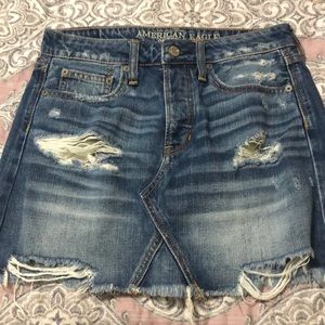 Denim skirt
